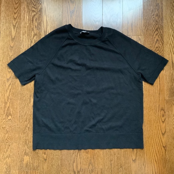 CYRUS Sweater Black Short Sleeve. Size M - Picture 1 of 8